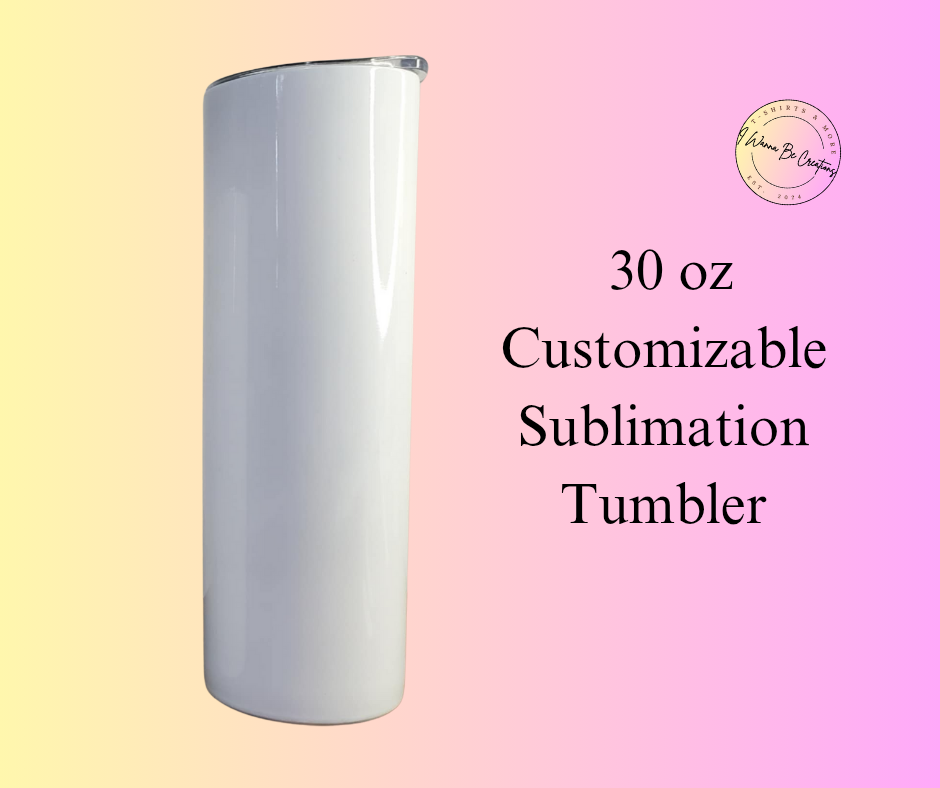 Custom 30oz Sublimation Tumbler