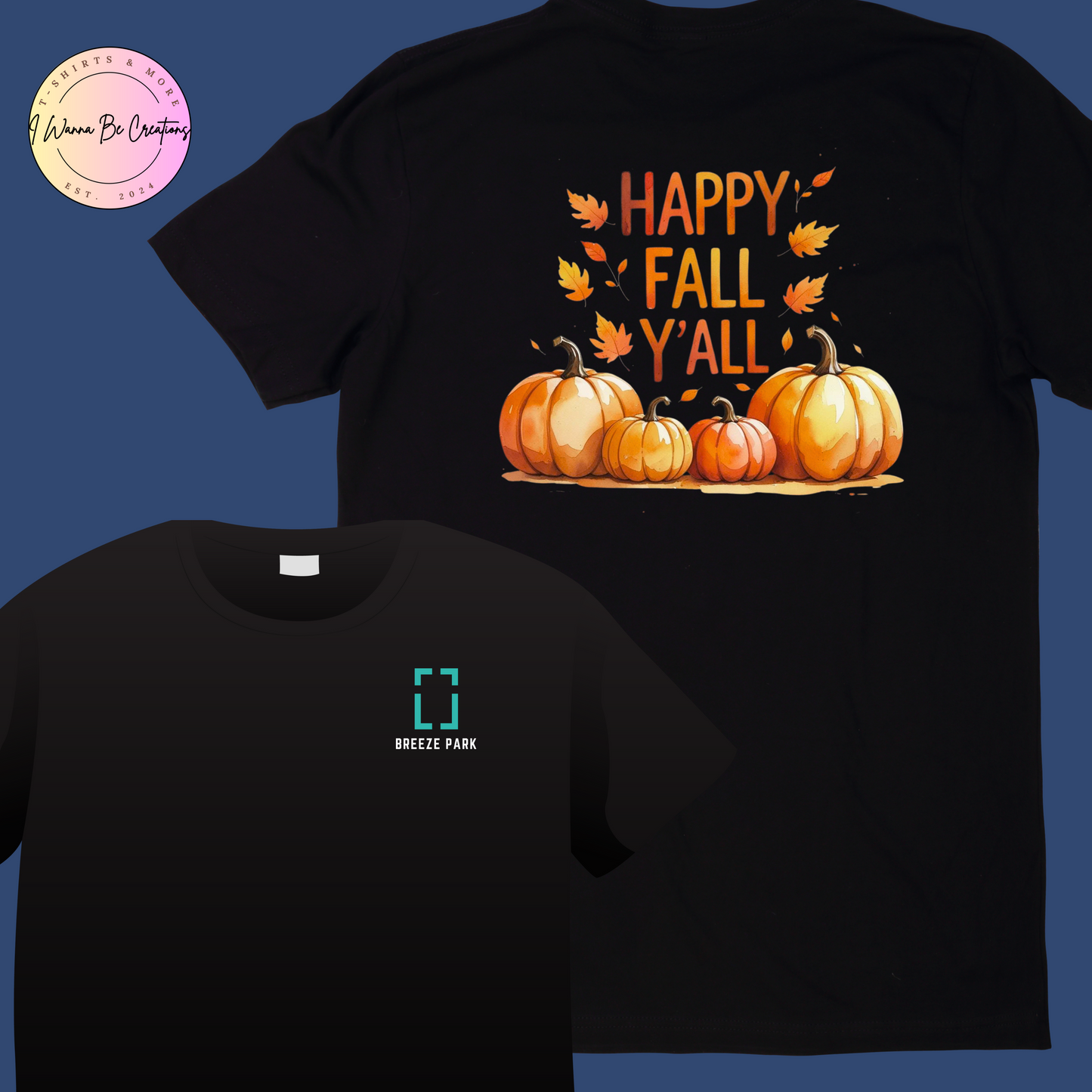 Breeze Park Fall Tees (select pickup) (orders will be handed out at breeze park)