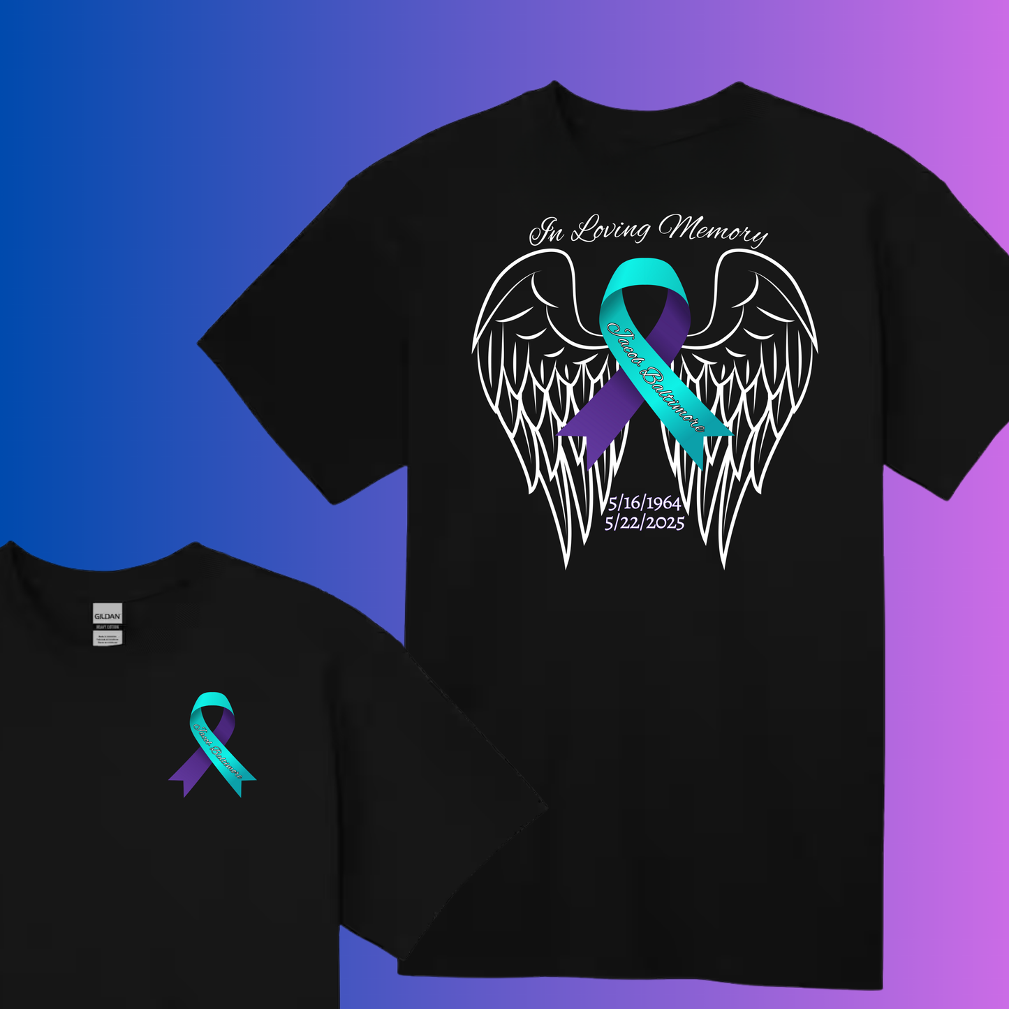 In Loving Memory Jacob Baltimore T-Shirt Fundraiser