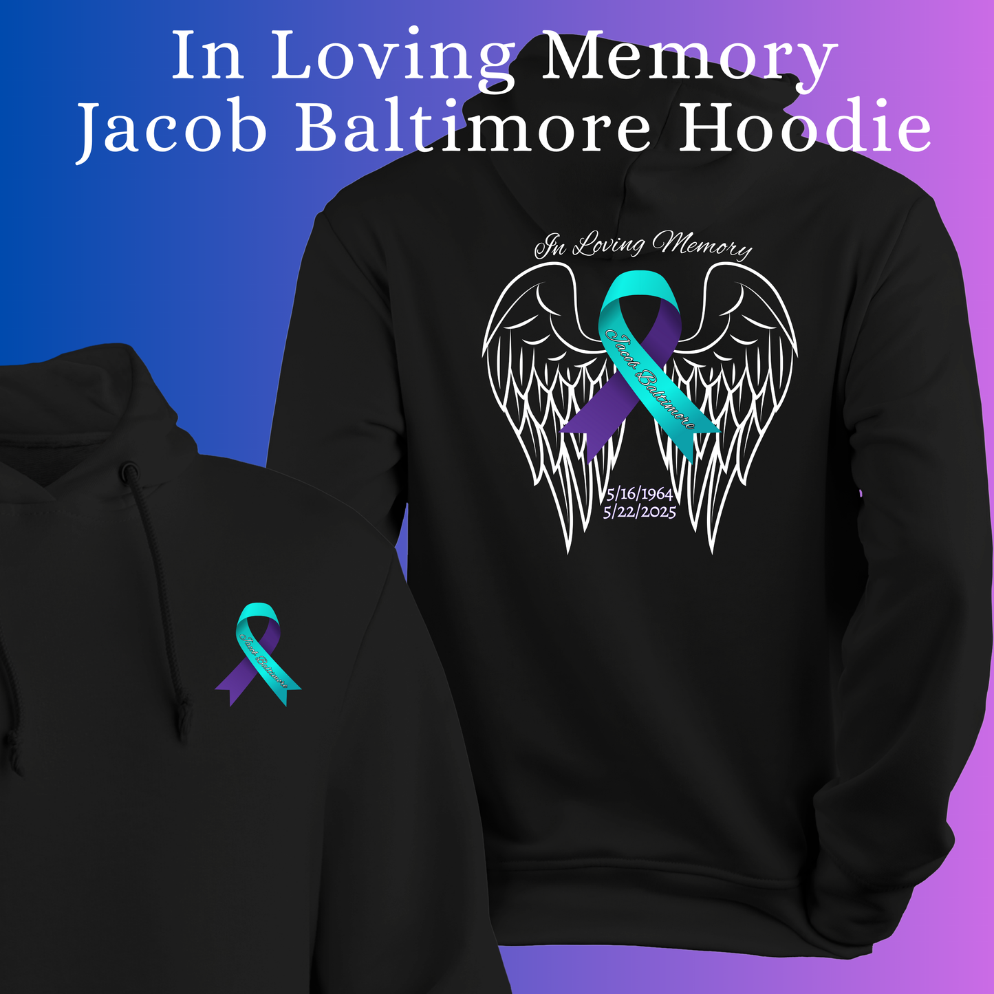 In Loving Memory Jacob Baltimore T-Shirt Fundraiser